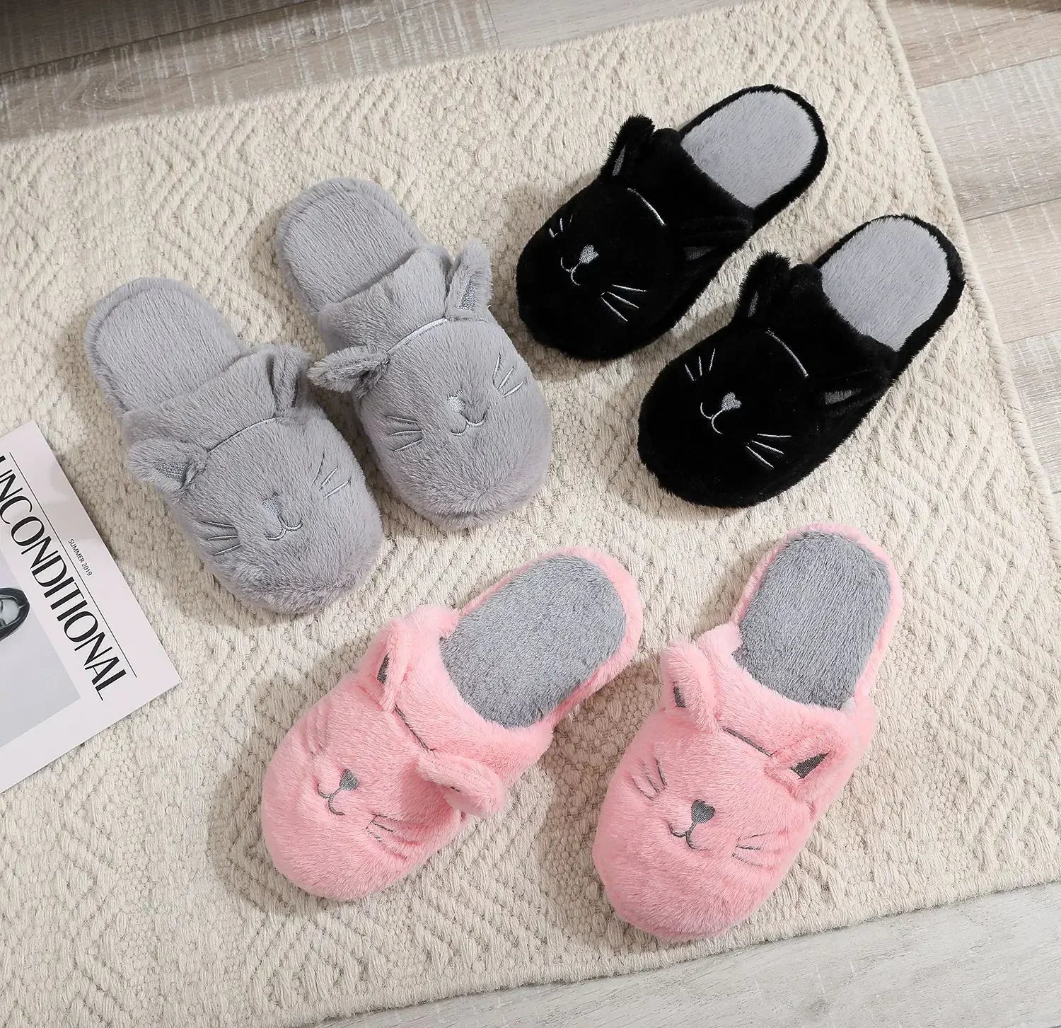 Chausson Chat Homme  Moderne 