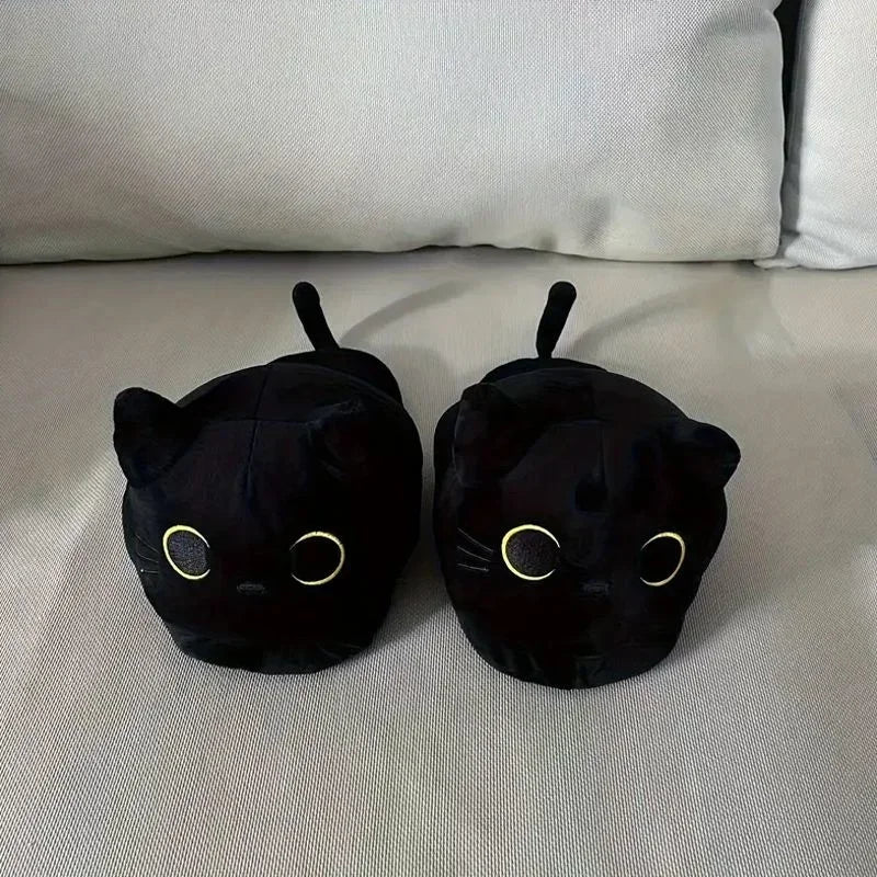 Chausson Chat Homme Noir