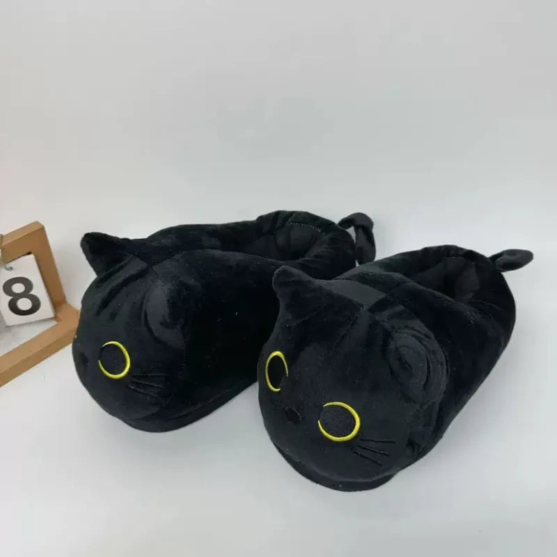 Chausson Chat Homme Noir